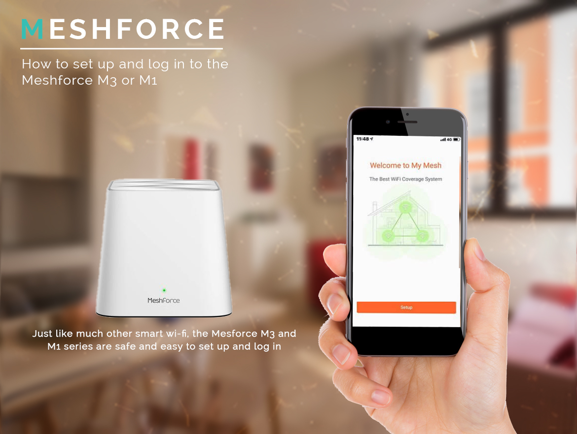 Mesh wi-fi system, Meshforce login